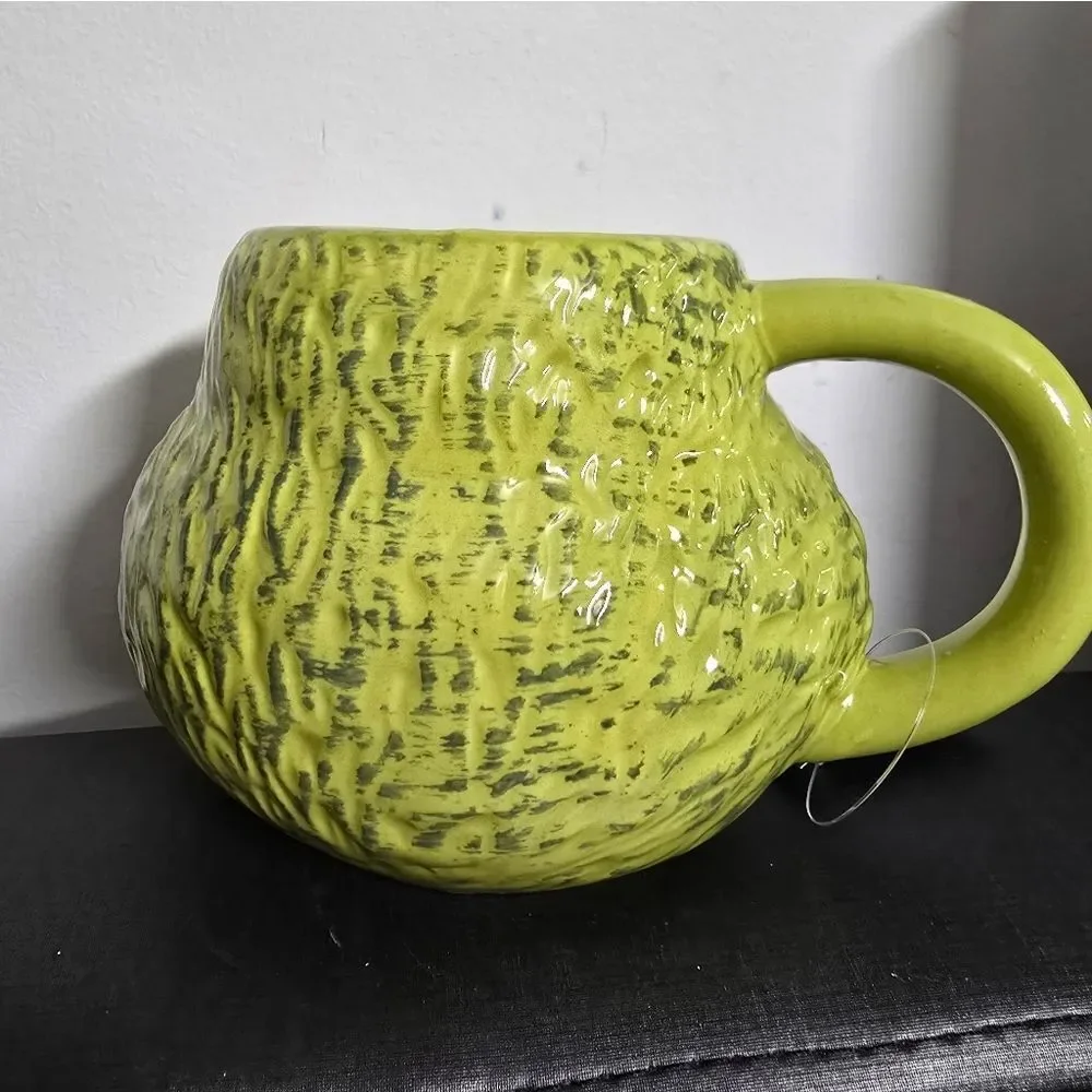Dr Seuss Grinch Sculpted Ceramic Mug Bold And Bright Character Design Fan Gift